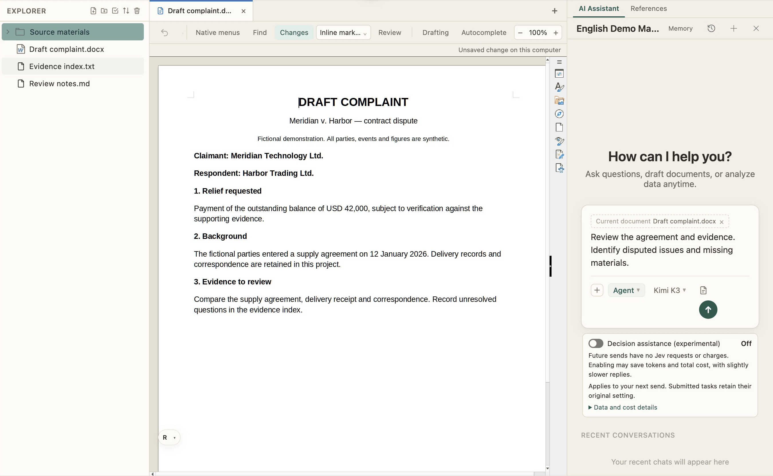 Explorer — AI WorkDeck sample project